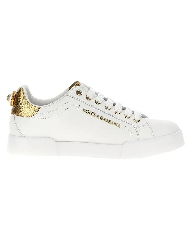 Dolce & Gabbana Low-Top Sneaker 'Portofino' Sneakers weiß Weiß