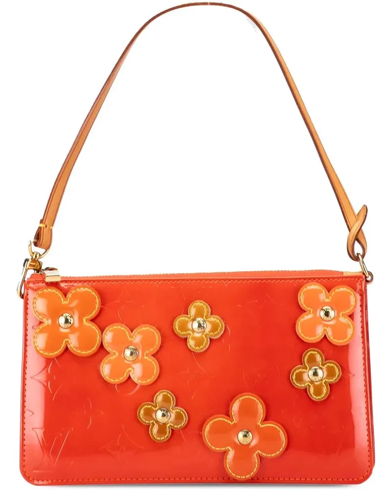Louis Vuitton Hobo Bags Monogram Vernis Fleurs Lexington Pochette orange Orange