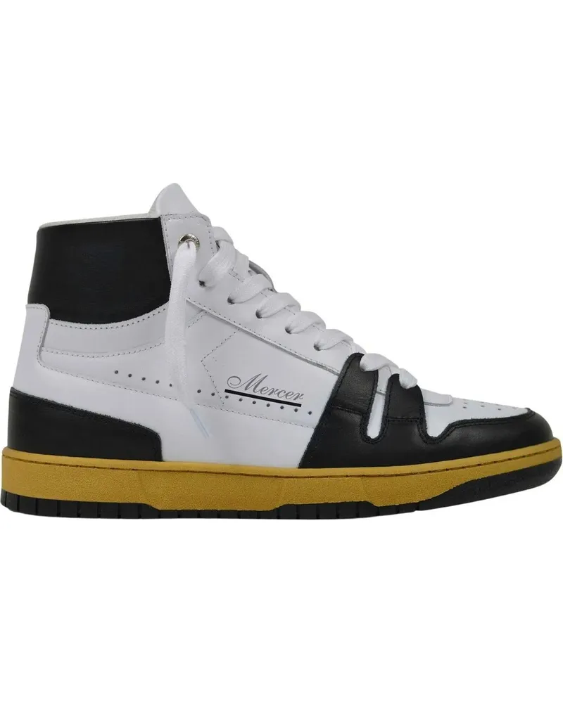 MERCER AMSTERDAM Low-Top Sneaker Mercer The Brooklyn Sneakers Wit The Brooklyn High weiß Weiß