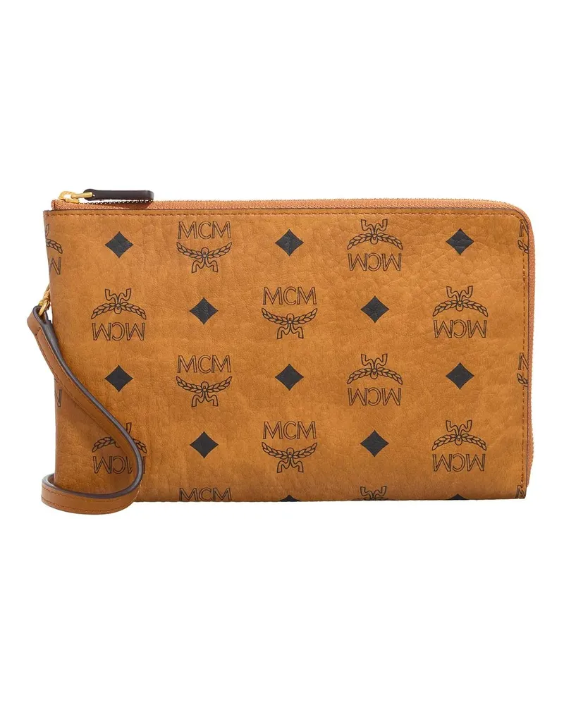 MCM Weekender Ottomar Vi Travel Document Cas, One Size cognacbraun Cognacbraun