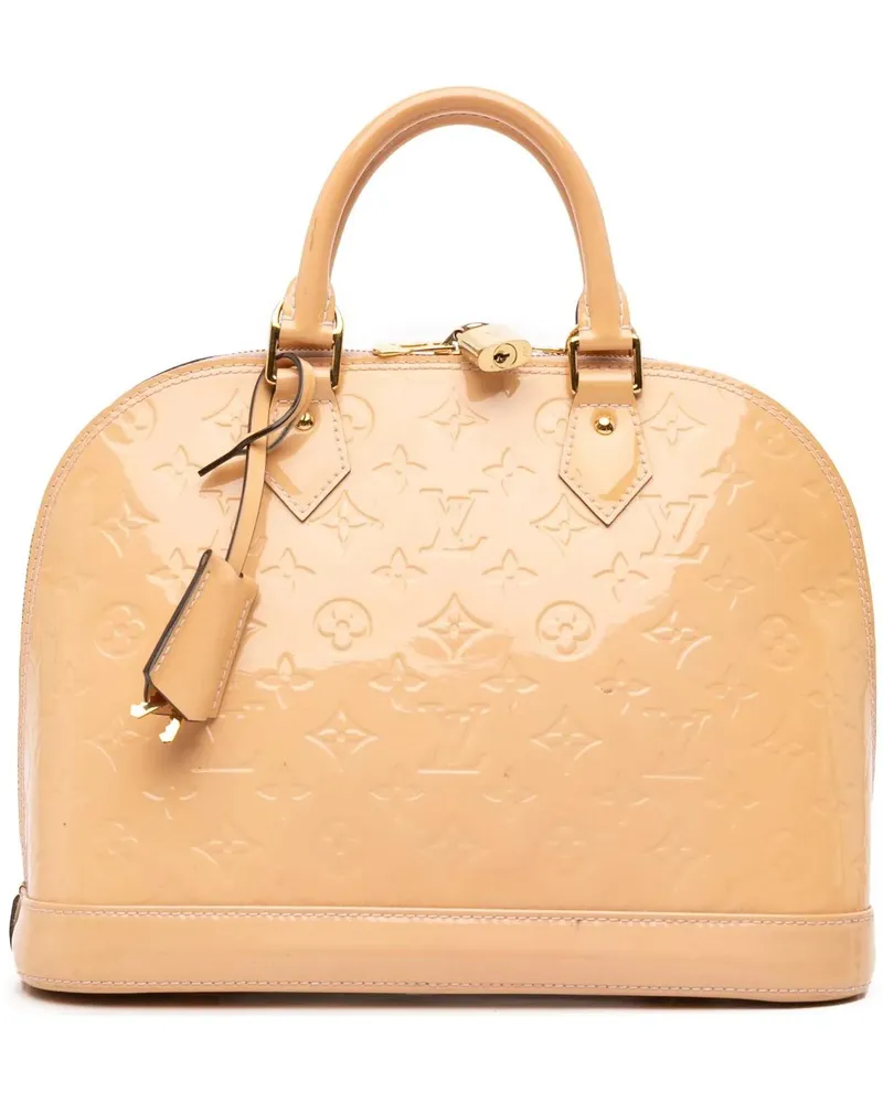 Louis Vuitton Crossbody Bags Monogram Vernis Alma PM braun Braun