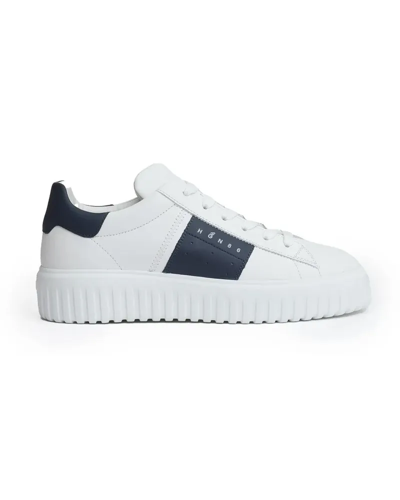 Hogan Low-Top Sneaker H Stripes White Sneakers With Nappa Leather Upper weiß Weiß