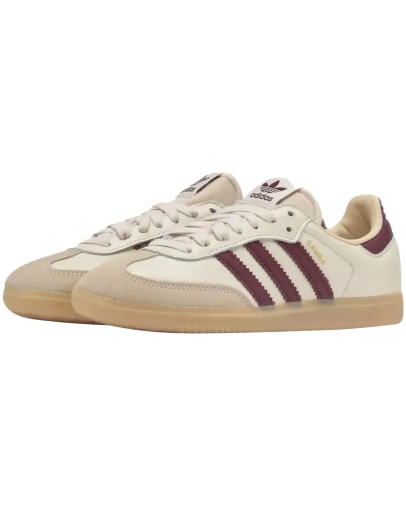 adidas Low-Top Sneaker Samba Og Wonder White / Shadow Red / Gum weiß Weiß