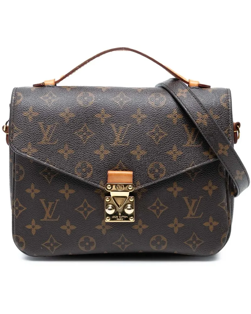 Louis Vuitton Hobo Bags Monogram Pochette Metis braun Braun