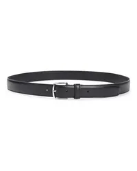 The Row Gürtel Black Calf Leather Classic Belt Schwarz