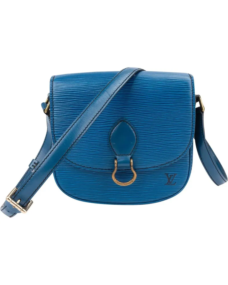 Louis Vuitton Crossbody Bags  Bleu Epi Leather Saint Cloud PM Cros blau Blau