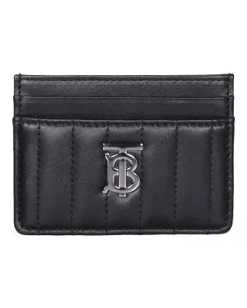 Burberry Portemonnaie Leather Cardholer Schwarz