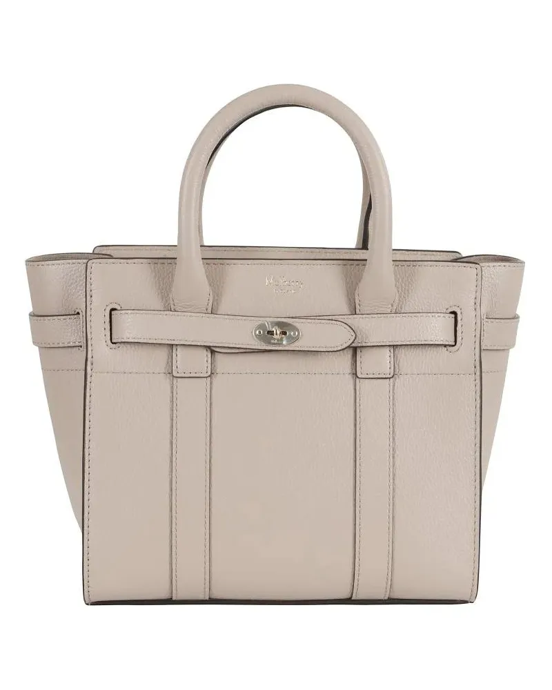 Mulberry Crossbody Bags Mini Zipped Bayswater Small Classic Gray beige Beige