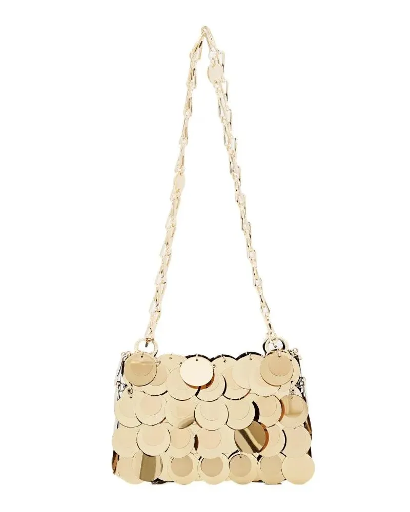 Paco Rabanne Hobo Bags Sparkle Nano Shoulder Bag goldfarben 