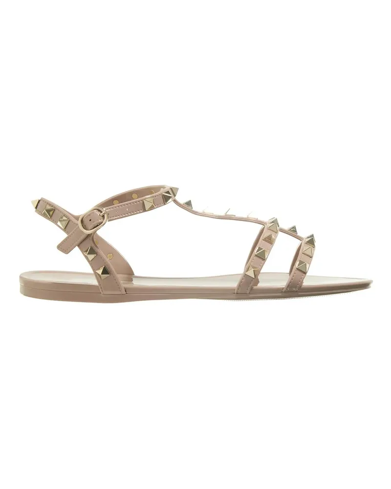 Valentino Garavani Sandalen Sandal Summer Rockstud rosa Gold