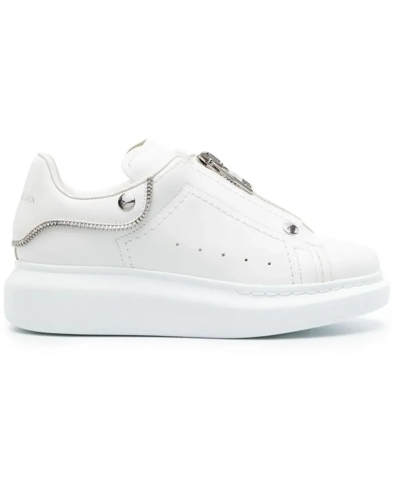 Alexander McQueen Low-Top Sneaker Larry Oversize Zip-up Sneakers weiß Weiß