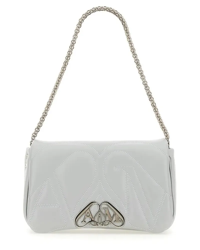 Alexander McQueen Hobo Bags Shoulder Bag "Seal" grau Grau