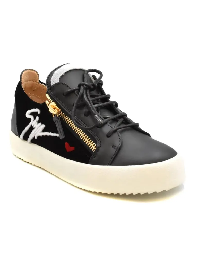 Giuseppe Zanotti Low-Top Sneaker Sneakers Black schwarz Schwarz