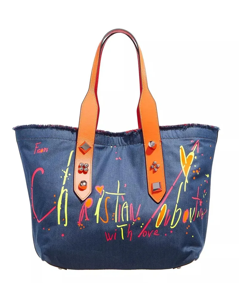 Christian Louboutin Tote Frangibus Medium Bag Blau