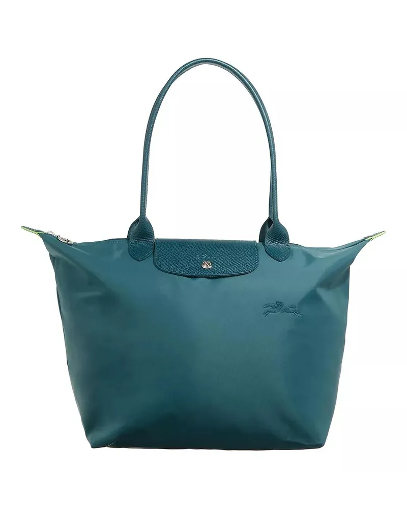 Longchamp Satchel Bag Le Pliage Green Blau