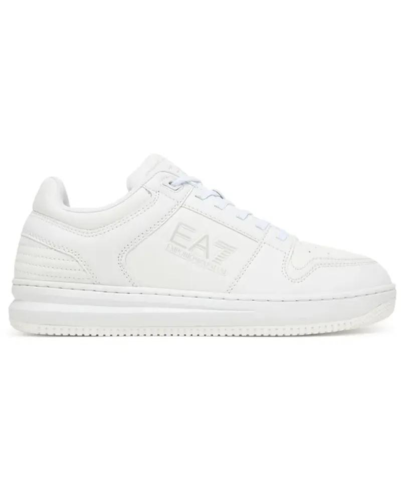 EA7 Low-Top Sneaker Sneakers Biancobianco weiß Weiß