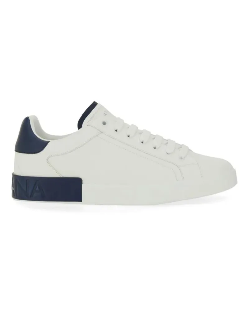 Dolce & Gabbana Low-Top Sneaker Portfino Sneaker weiß Weiß