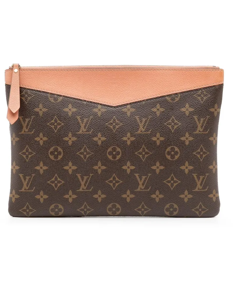 Louis Vuitton Clutches Monogram Daily Pouch braun Braun