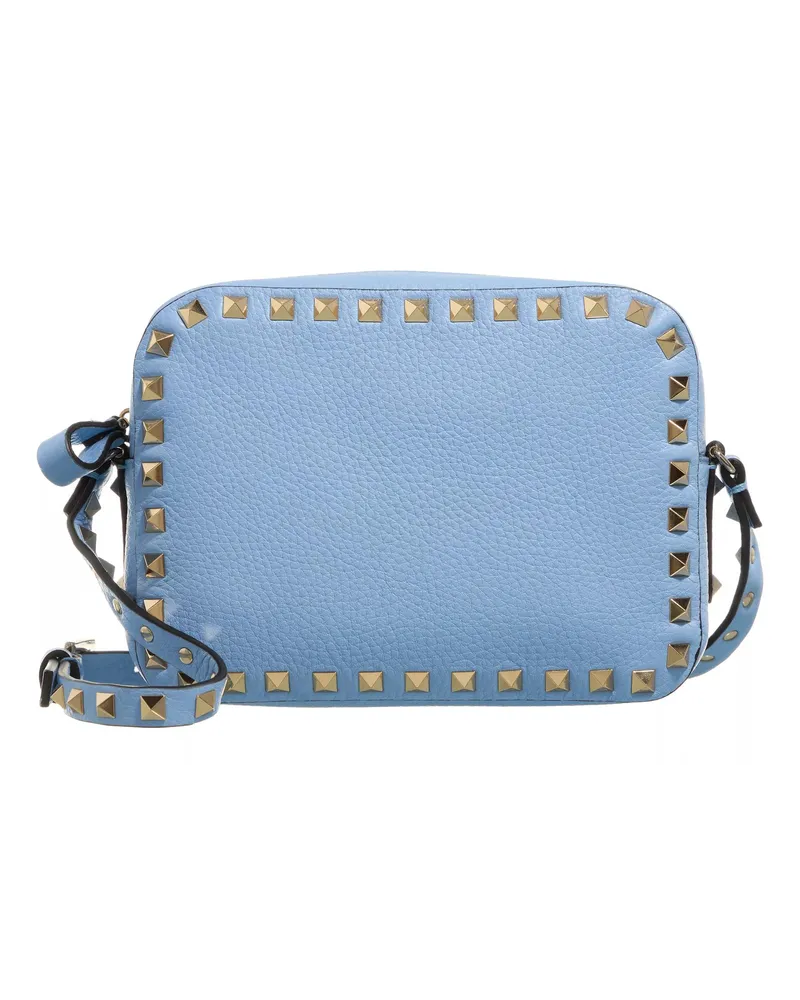 Valentino Garavani Crossbody Bags Rockstud Camera Crossbody Bag Blau