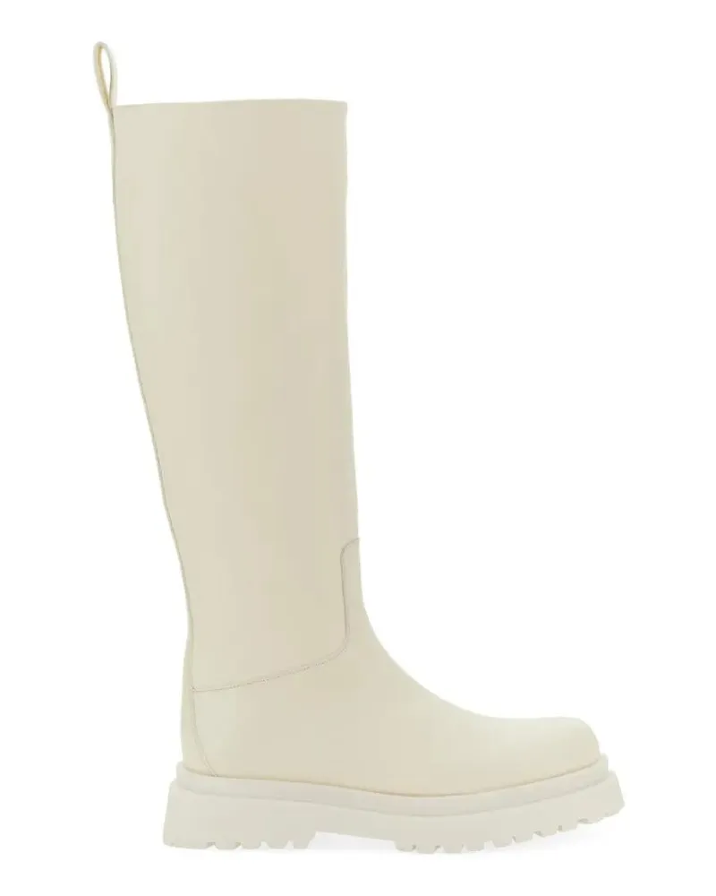 Liu Jo Stiefel Knee-High Leather Boots weiß Weiß