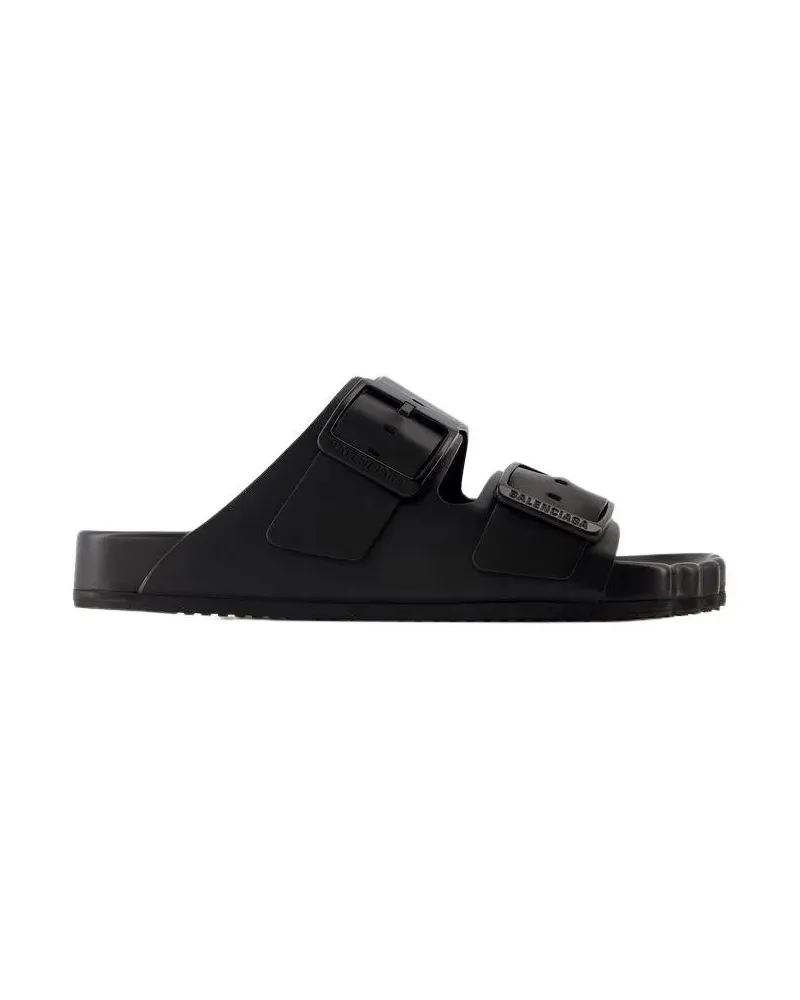 Balenciaga Plateau-Sandalen schwarz outlets Casual-Look