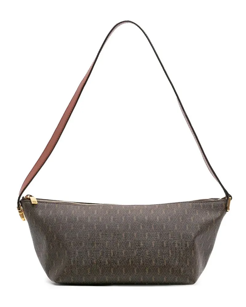 Saint Laurent Hobo Bags Coated Canvas Le Monogramme Shoulder Bag braun Braun