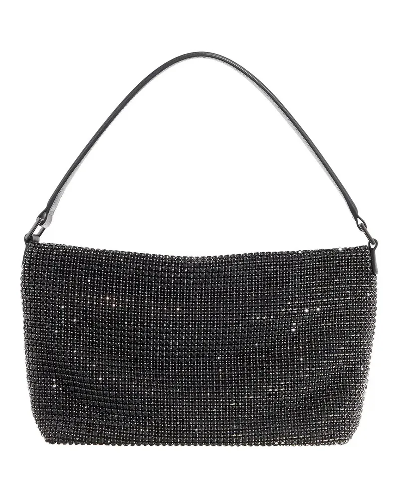 Self-Portrait Hobo Bag Diamante Medium Hobo Bag Schwarz