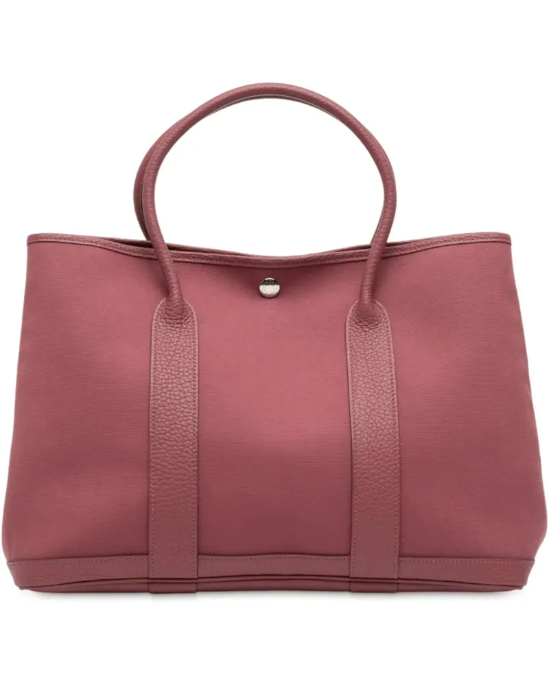 Hermès Shopper Toile and Negonda Garden Party 36 rosa Gold
