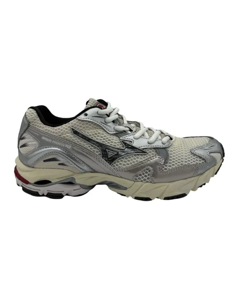 Mizuno Low-Top Sneaker Wave Rider Snow White/Black Sand Sneakers bunt Bunt