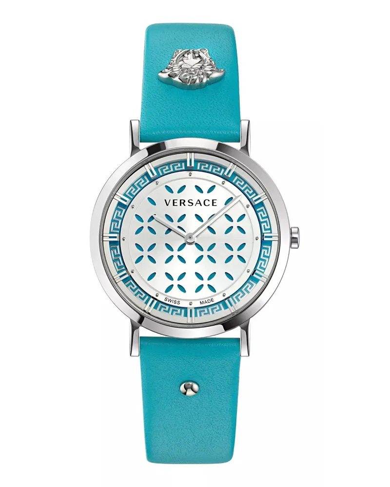 Versace Uhr Ronda 762.3 Swiss Quartz 2 hands movement Blau