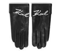 Handschuhe K/SIGNATURE LEDERHANDSCHUHE schwarz
