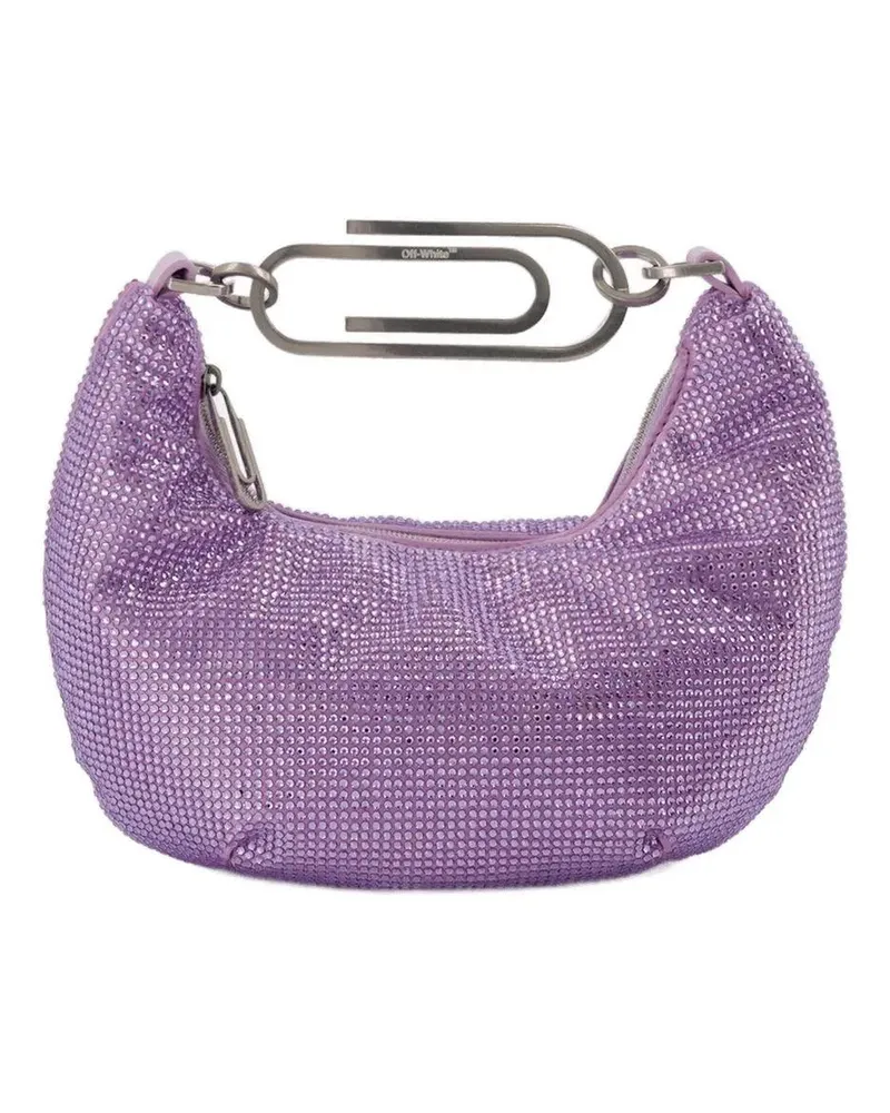 OFF-WHITE Crossbody Bags Binder Clip 20 Bag In Strass / Lilac lila Lila