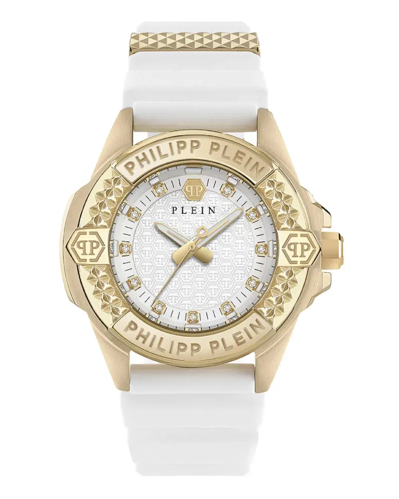 Philipp Plein Uhr Quarz-Analoguhr Plein Majesty white Weiß