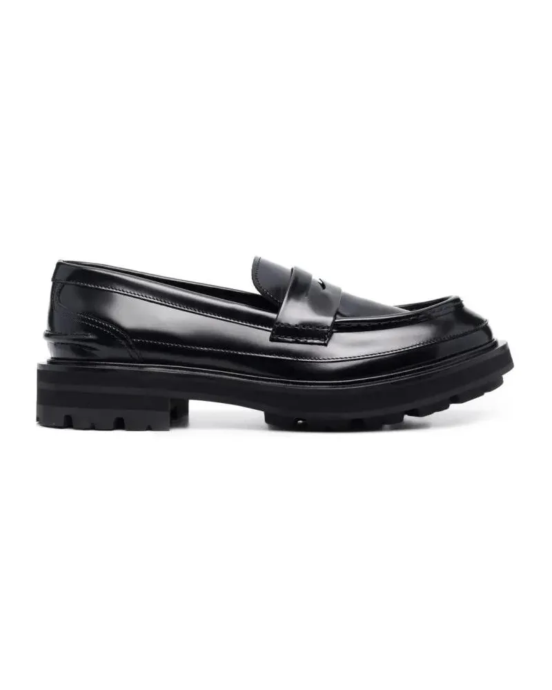 Alexander McQueen Loafer Wander Chunky Penny Loafers schwarz Schwarz