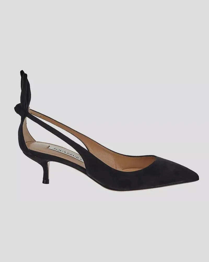 Aquazzura Hohe Schuhe Bow Tie Pump 50 schwarz Schwarz