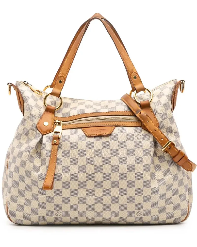 Louis Vuitton Hobo Bags Damier Azur Evora MM weiß Weiß