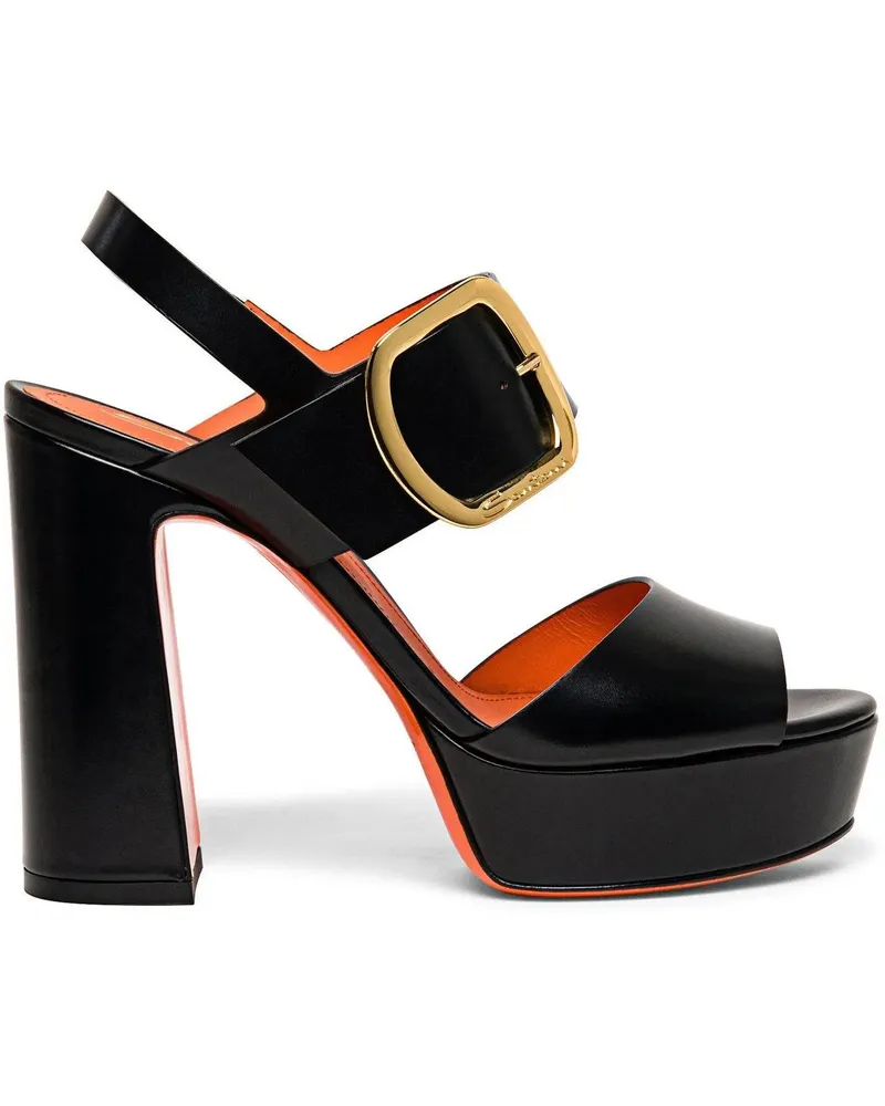 Santoni Sandalen Women?s leather highheel sandal weiß Weiß