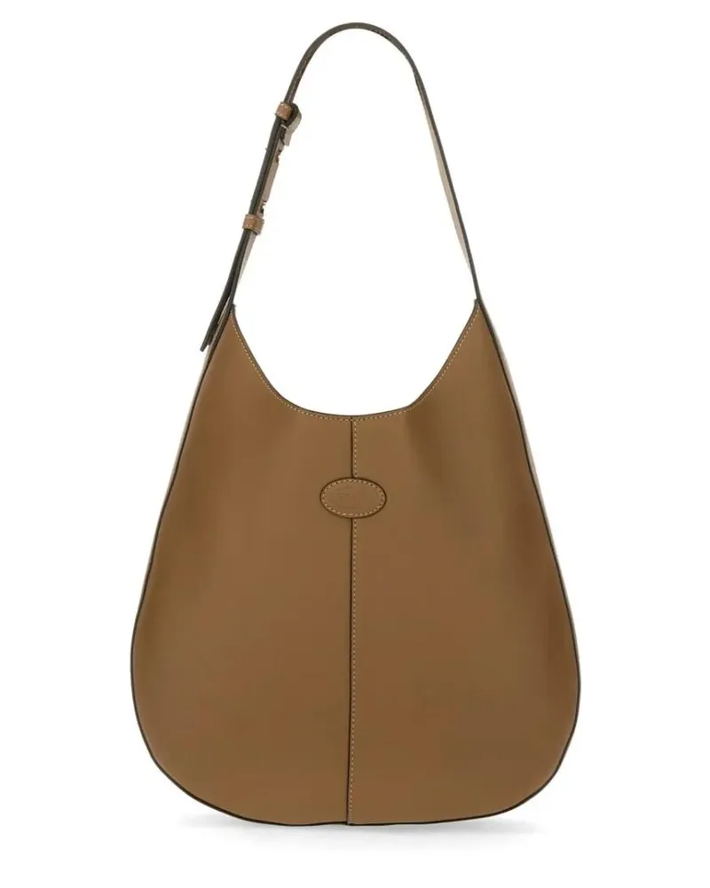 TOD'S Hobo Bags Brown Calfskin Hobo Bag braun Braun