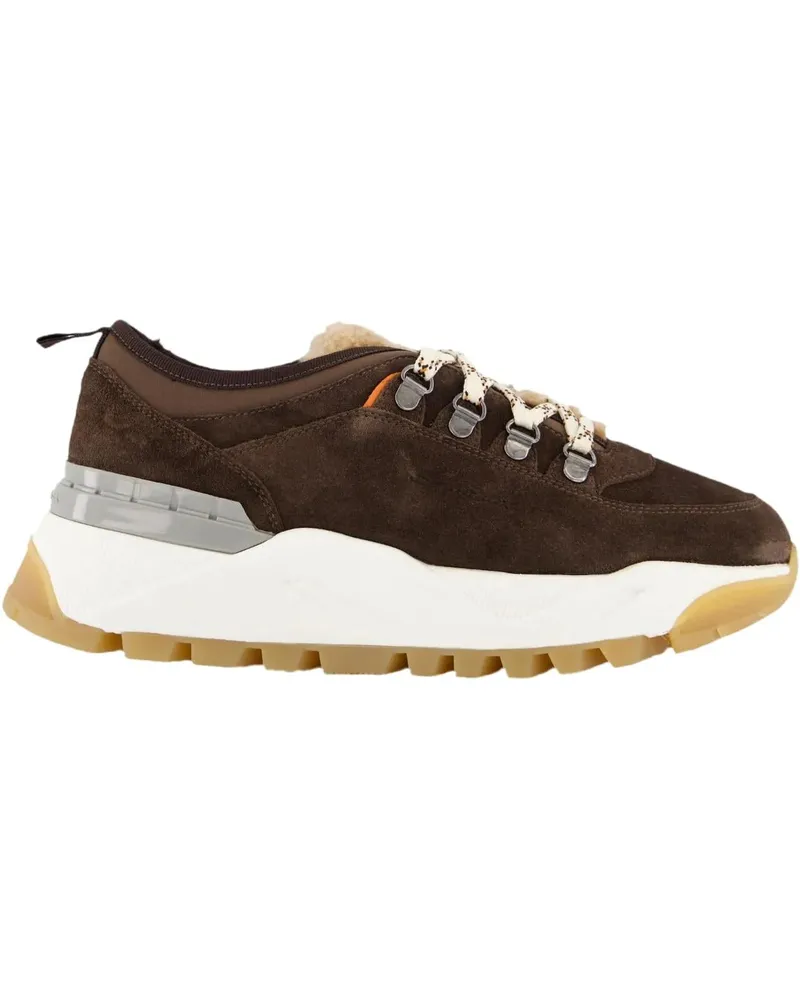 Santoni Low-Top Sneaker Dames Innova Trek Sneaker Bruin braun Braun