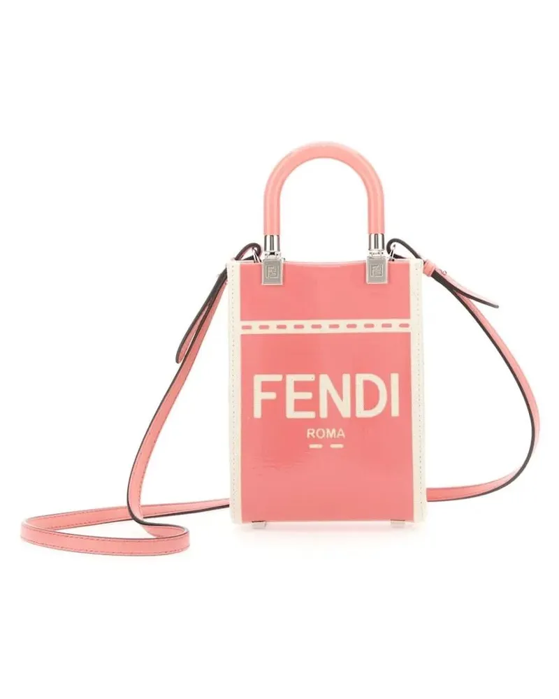 Fendi Shopper & Totes Vibrant Mini Bag With Rigid Plexiglass Handle pink Rosa
