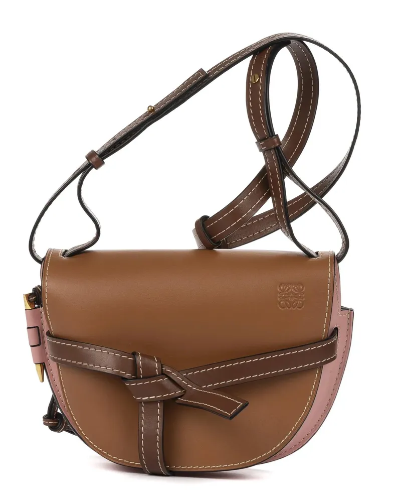Loewe Crossbody Bags Small Gate braun Braun