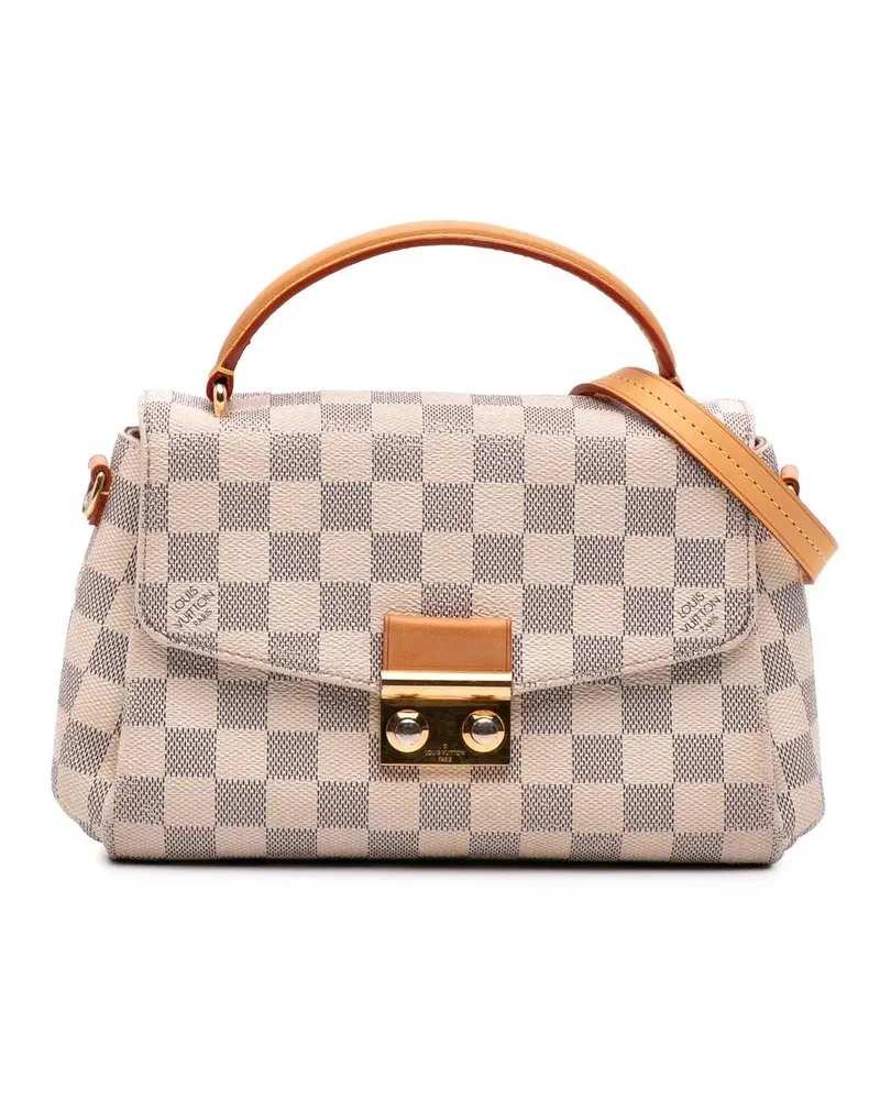 Louis Vuitton Hobo Bags Damier Azur Croisette weiß Weiß