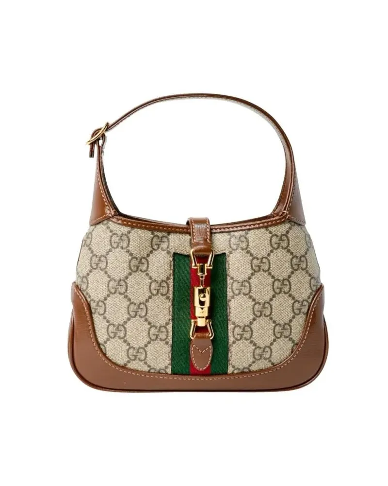 Gucci Crossbody Bags Jackie 1961 Mini Gg Supreme Marrone braun Braun
