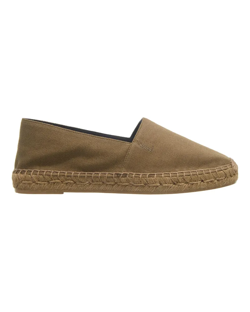 Saint Laurent Espadrilles Gabardine Espadrille grün Grün