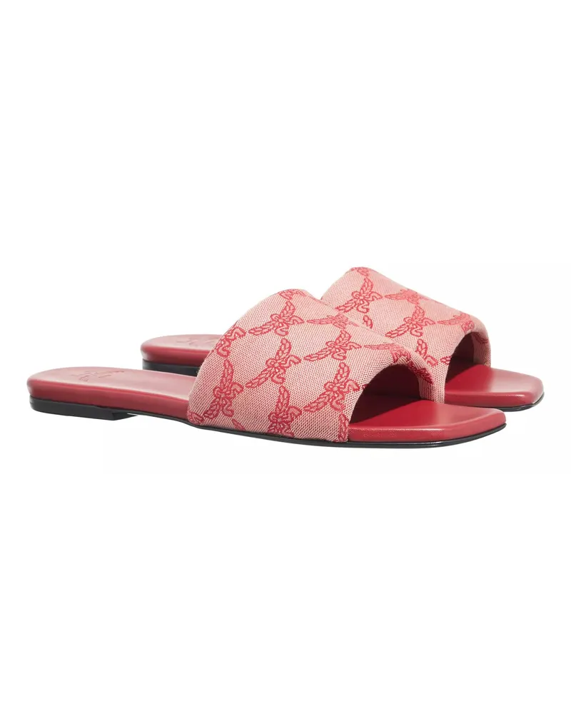 MCM Slipper & Pantoletten Valentine's Day Flat Sandals rot Rot