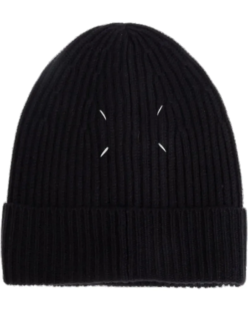 Maison Margiela Caps & Mützen BEANIE HAT BLACK braun Braun