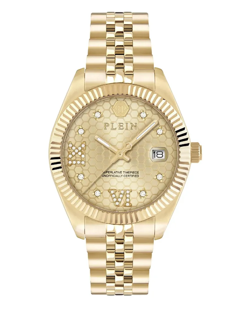 Philipp Plein Uhr Quarz-Analoguhr Date  Superlative gold Gold