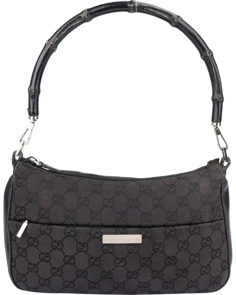 Gucci Crossbody Bags  GG Monogram Bamboo Handbag schwarz Schwarz