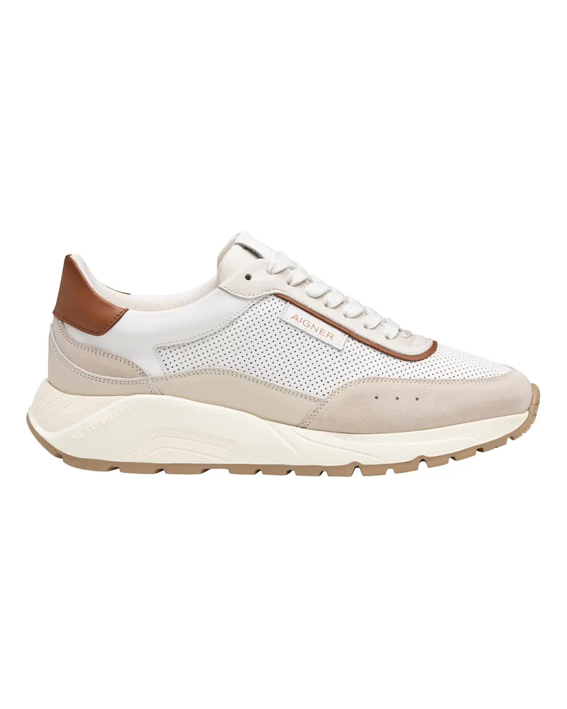 Aigner Low-Top Sneaker Runner Sneakers JUSTIN 2A weiß Weiß