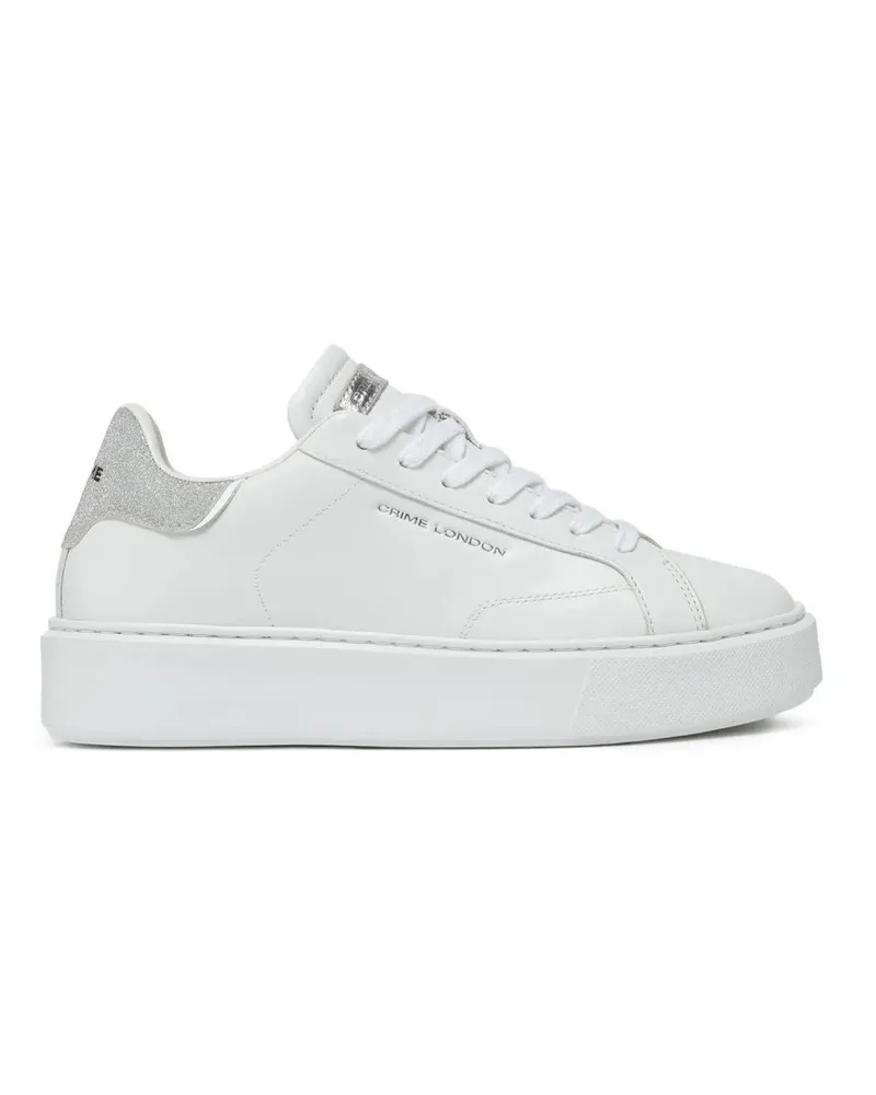 Crime Low-Top Sneaker White Leather Sneakers weiß Weiß